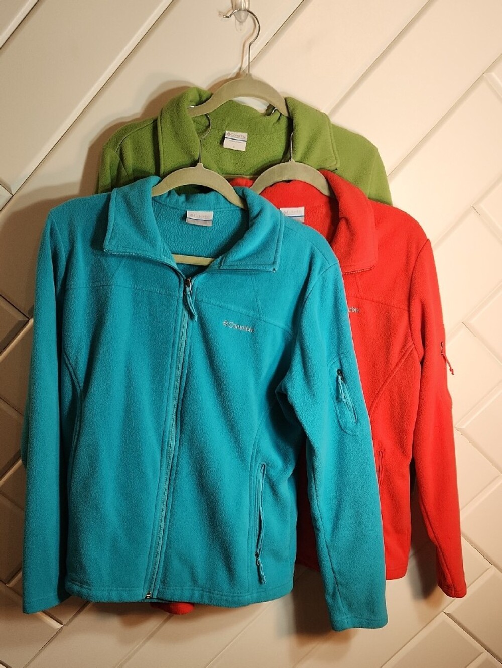 Set Of 3 Columbia Women's Full-Zip Fleece Jackets